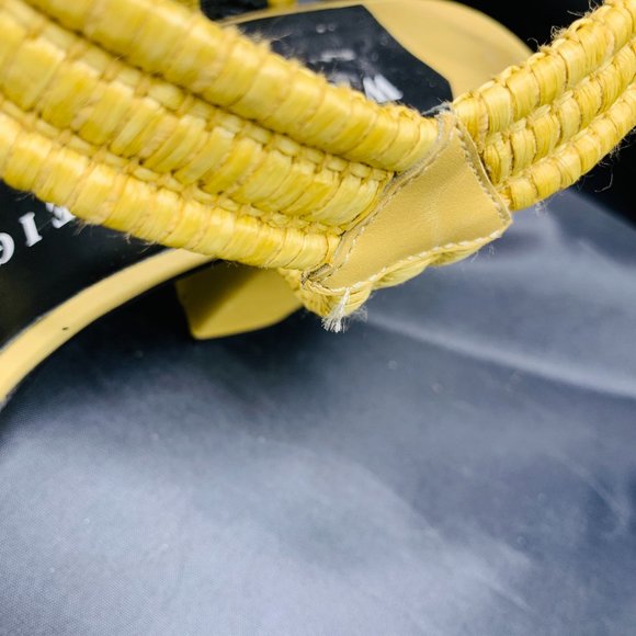 Walter Steiger Tan Woven Ankle Strap Sandals - Picture 9 of 10